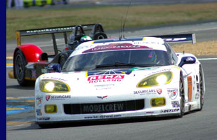 Luc Alphand Adventures Corvette at Le Mans, June 2009. Photo: Marcus Potts / CMC